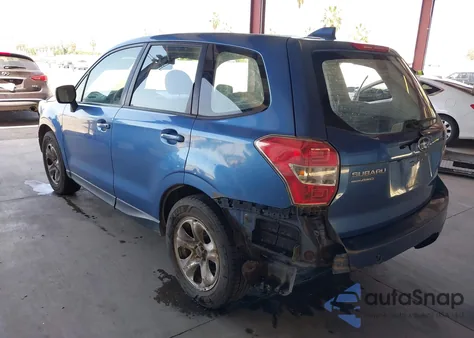 2016 Subaru Forester 2.5I z USA, uszkodzony, nr VIN JF2SJAAC6GG452607